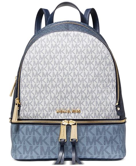 michael kors rhea leopard|Michael Michael Kors Rhea Zip Medium Backpack .